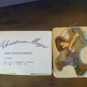 Disney Christmas Magic by Grolier “Woody” ornament. EUC in original box.